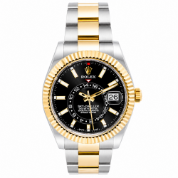 Rolex Sky-Dweller Two-Tone Black Dial 42MM 326933 Watch